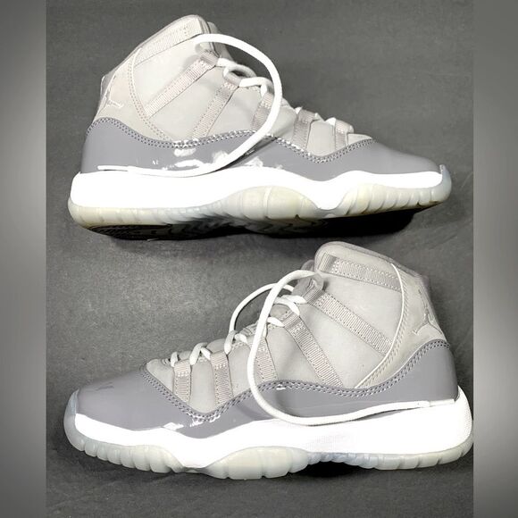 Jordan 11 Retro Cool Grey Sneakers Shoe Size 6.5 Womens or Youth-5Y - Picture 3 of 8